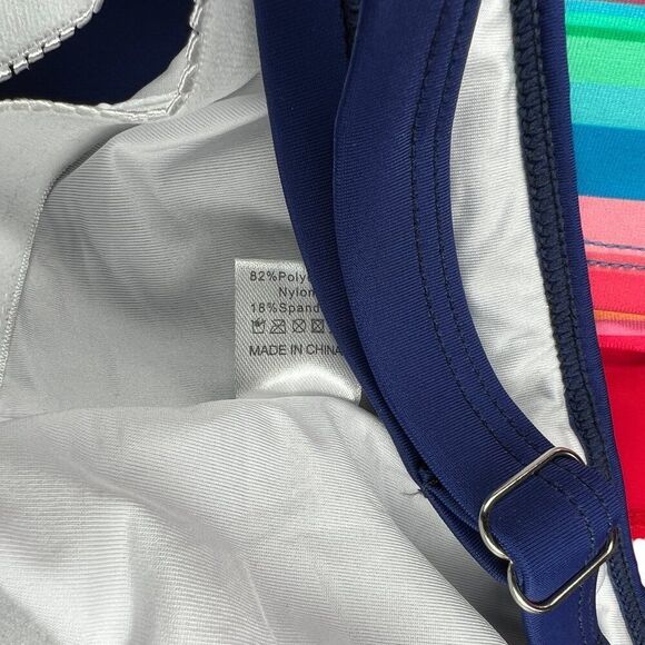 B2Prity Women's Size 16W Blue Tankini Swim Top - Picture 9 of 9